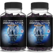(2 Pack) Dominator Maxx Gummies DominatorMaxx Performance Gummy (2 Month Supply)