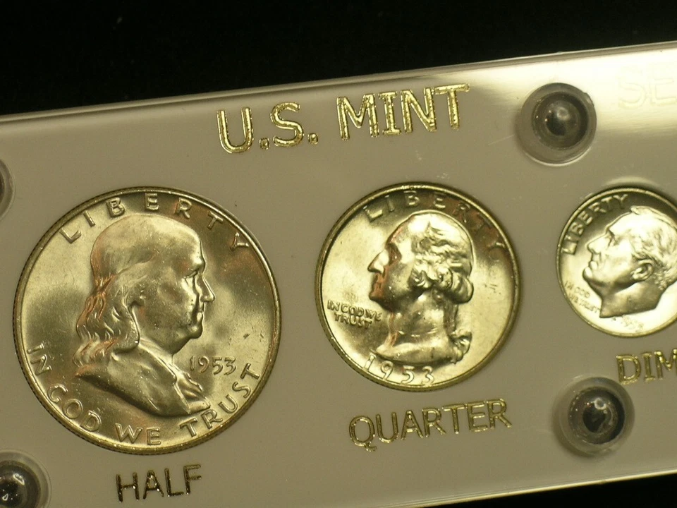 1953-D Brilliant Uncirculated Year Set - White Capital Holder Denver - Image 3 of 4