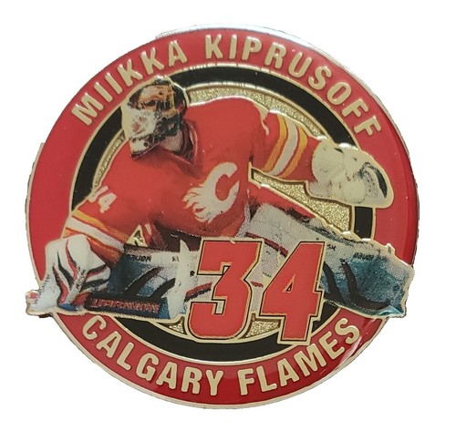 Mcfarlane NHL Series 22 Miikka Kiprusoff #34 Calgary Flames Red