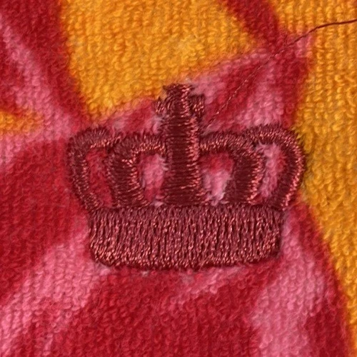 Juicy Couture Mujer Y2K Terry Tela Vestido Nadar Playa Cubrir Brillante Tropical M Foto 4 de 4