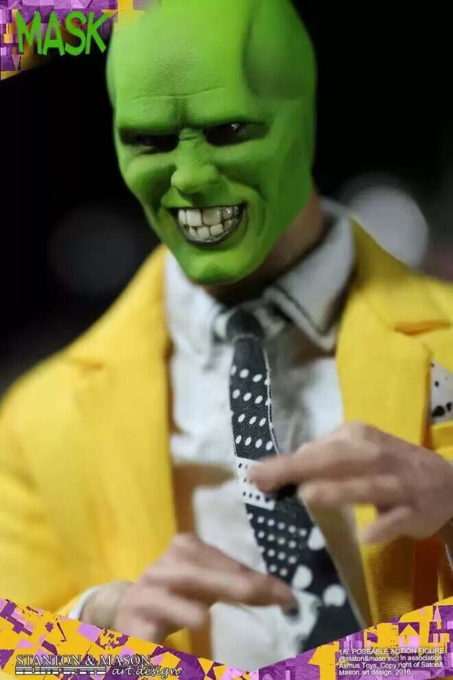Asmus Hot The Mask 2.0 1/6 Scale La máscara Jim Carrey 12″ Action