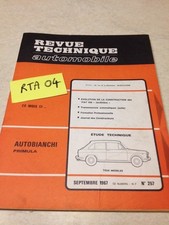 Revue technique Autobianchi 500