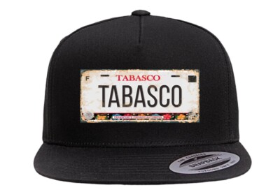 Tabasco Mexico Placa Snapback Hat, Trucker Cap, Custom Hat UNISEX