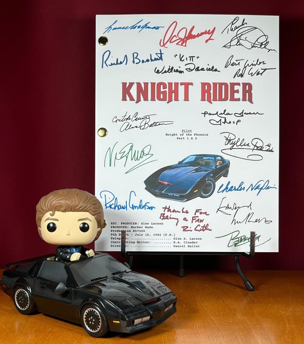 Knight Rider Pilot Script Signed- Autograph Reprints- 104 Pages