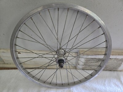 OLD SCHOOL BMX FRONT WHEEL GT HUB UKAI 20X1.50 RIM SPINS STRAIGHT