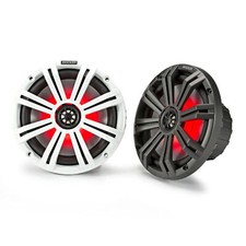 SINGLE Kicker 45KM84L 8" Full Range Marine Boat Speakers with RGB LED Lighting