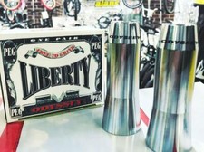 Odyssey Liberty Bell 10mm Mid Old School BMX Steel Axle Pegs Chrome Pair NOS