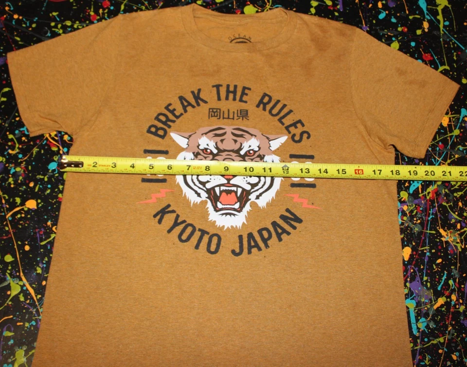 Camiseta para mujer Ocean Current Break The Rules Tiger 1998 Kyoto Japón grande Foto 3 de 4