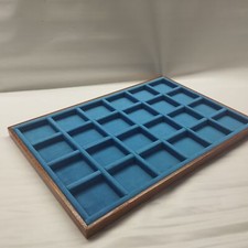 Numismatic Tray in Velvet for Ancient Coins or Other Small Objects