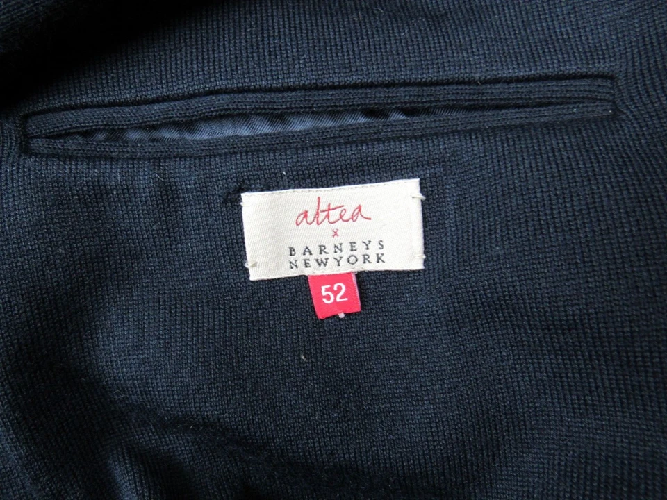 Altea x Barney's NY Wool Jersey Knit Patch Pocket Sport Coat Blazer Sz 38/40 US - Image 4 of 4