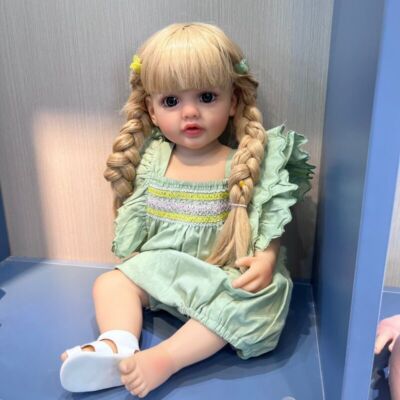 22'' Toddler Reborn Baby Puppe Girl Princess Betty Lifelike Dolls w/ clothes