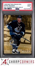 1999 BAP MILLENNIUM SIGNATURE ALL-STAR FANTASY GOLD MARK MESSIER /25 POP 3 PSA 9