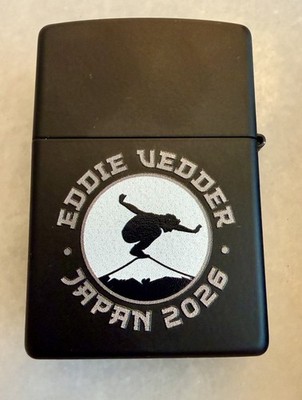 Eddie Vedder ZIPPO LIGHTER 2026 JAPAN TOUR: Tokyo Nagoya Osaka