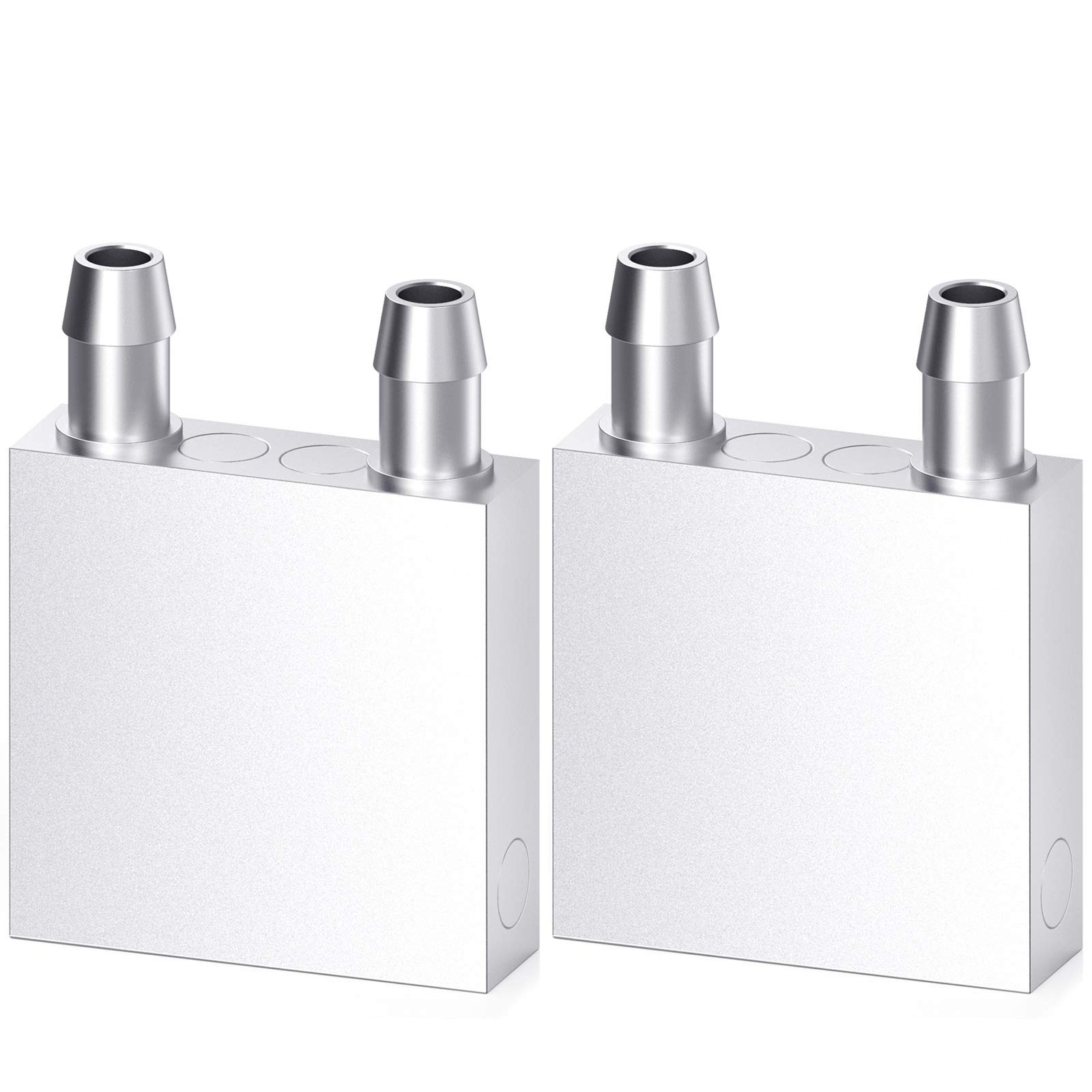 Bloc de refroidissement à eau en aluminium pour dissipateur thermique PC lot de 2