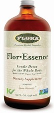 Flora Flor Essence Liquid Gentle Cleanse  Detox Whole Body 32 Oz, exp. 02/2028
