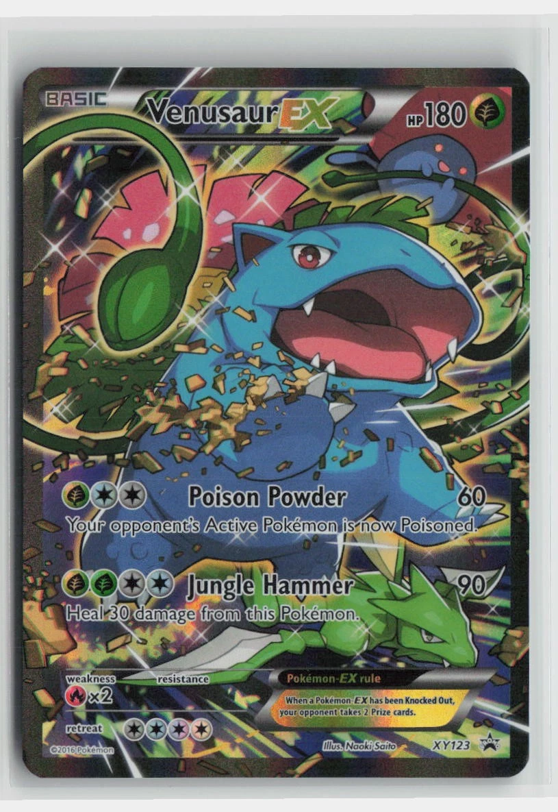 Venusaur-EX - XY Black Star Promos #XY123 Price & Value ($59.95