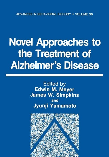 E. Meyer | Novel Approaches To The Treatment Of Alzheimer's Disease | Buch | Xiv-image