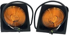 2 Pack Wesbar 767903 Amber Marker Light Trailer Ag Lamp 12V Sealed