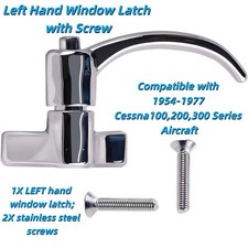 Left Hand Window Latch Handle For 1954-1977 Cessna 100,200,300 Series Aircraft