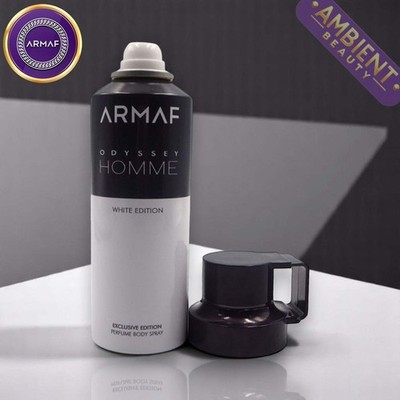 ARMAF Odyssey Homme White Edition Body Spray 200ml Men Fresh Clean