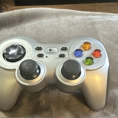 Logitech Wireless Gamepad F710 Silver Black Vibration PC Controller 940-000142