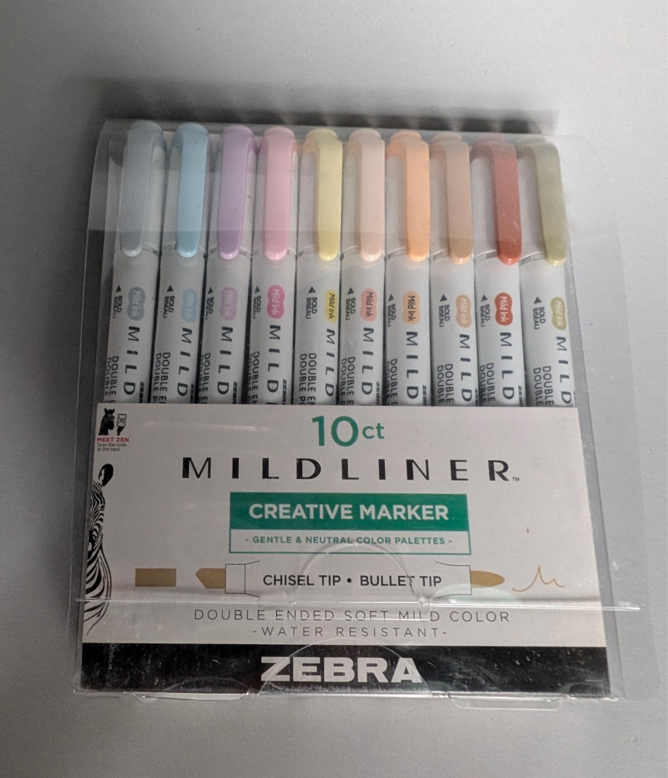 10 Pack Pastel Color Shelf Wear