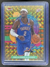 2025-26 Topps Finest Shai Gilgeous-Alexander Uncommon Gold Geometric #/25