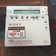 Sony MZ-R900 MiniDisc Player/Recorder Walkman Silver - Tested Working