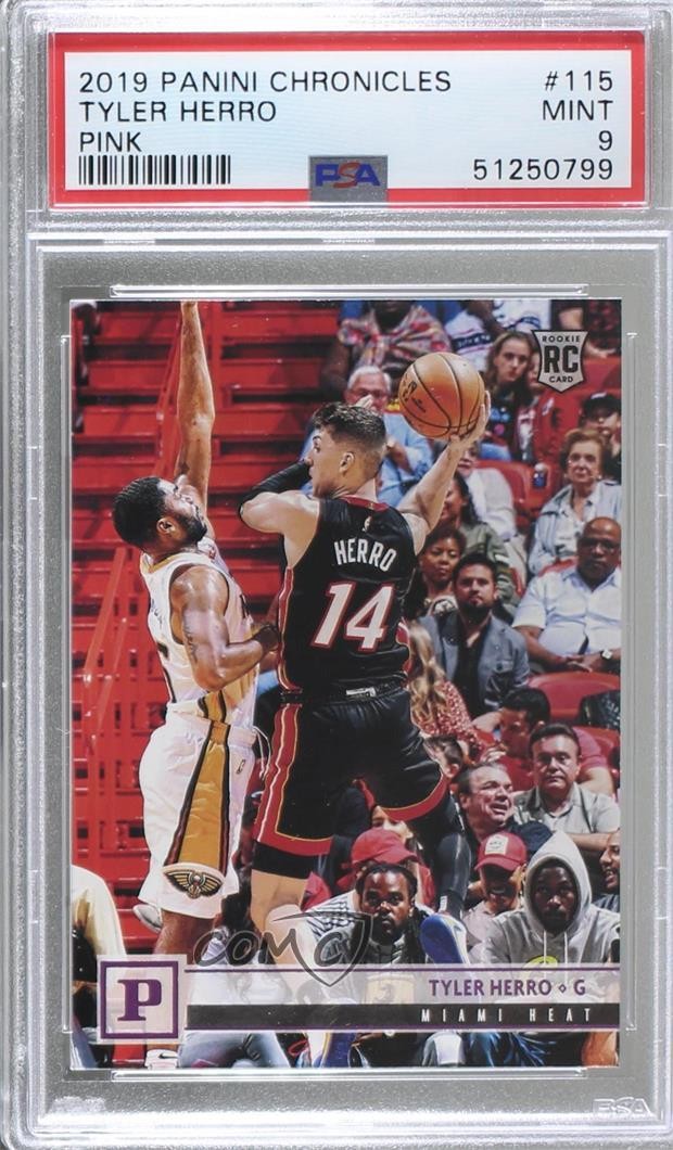 2019 Panini PANINI CHRONICLES PINK #115 Tyler Herro front