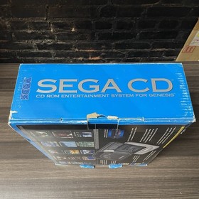 Sega CD Model 2 Console + Original Box + Sewer Shark -- Tested + Working