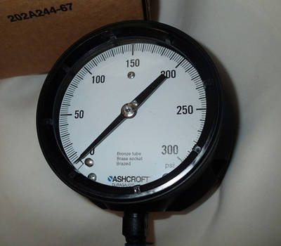 #ad #ad ASHCROFT 451379AS02L300 PRESSURE GAUGE 45 1379 AS 02L 300 New $175.00