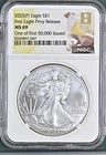 2025 P Silver Eagle NGC MS69 8th ERA Eagle Privy First Of 50,000 Eighth ERA