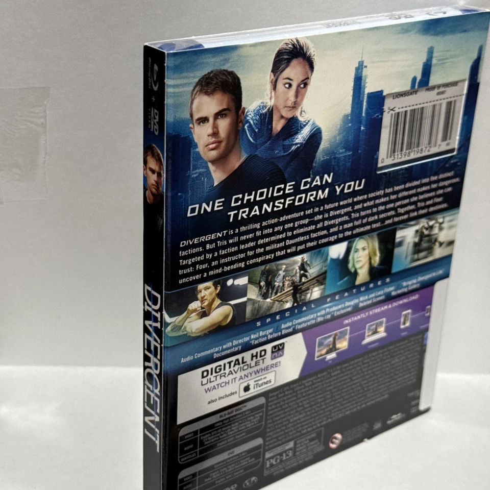 Divergent (Blu-ray/DVD, 2014) - Image 3 of 3