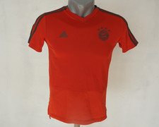 Bayern Munich Training Jersey Adidas Red T-Shirt Size Boys M Football Soccer