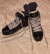 Bauer Supreme ONE.6 Lightspeed 2 Tuuk Blades Eishockey Edelstahl Schlittschuhe UK9,5