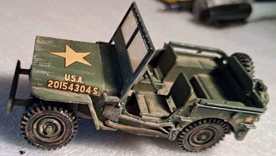 4" Nicely Detailed Plastic Jeep 1/32 ? 1/35 ? 1/33 ? - Lot 483 - Image 2 of 4