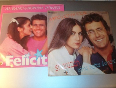 2 Singles von :  Al Bano & Romina Power / Felicita - Sharazan
