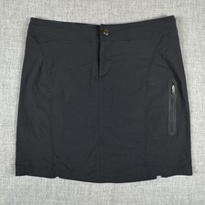 Columbia Skort Womens 6 Black Stretch Omni-Shield Built-In Shorts Hiking Active
