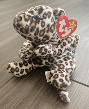 RARE VINTAGE TY Beanie Baby "Freckles The Spotted Leopard" 1996 Retired  ERRORS  