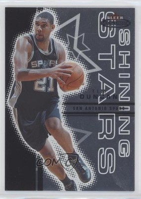 2003-04 Fleer Mystique Shining Stars 249/500 Tim Duncan #9SS HOF f0v