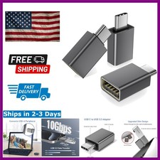 Elegant USB C to USB 3.2 Female Converters - 3-Pack for Fast Data Transfer