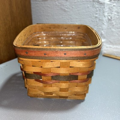Longaberger 1998 Fathers Day Finders Keepers Basket & Protector