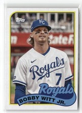 2023 Topps Archives George Brett / Bobby Witt Jr. 1989 Topps Doubleheaders