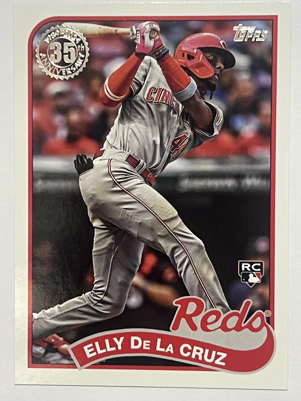 2024 Topps #89B2-34 Elly De La Cruz 1989 Topps Baseball 35th Anniversary