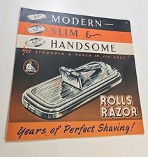 Advertising Vintage Rolls Razor LTD London Sh...
