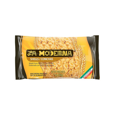 , Shell Conchas Pasta 7 oz (Pack of 1) | Made with Durum Wheat Semolina | Enrich