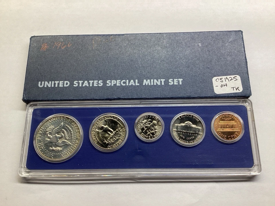 1966-Special Mint Set SMS with OGP 5 Coin Set from San Francisco Mint 051925 04t - Image 3 of 4