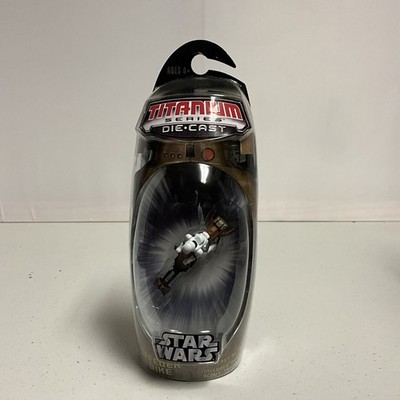 Star Wars Titanium Series - Speeder Bike - Hasbro 2005 - Die Cast Figure Sealed