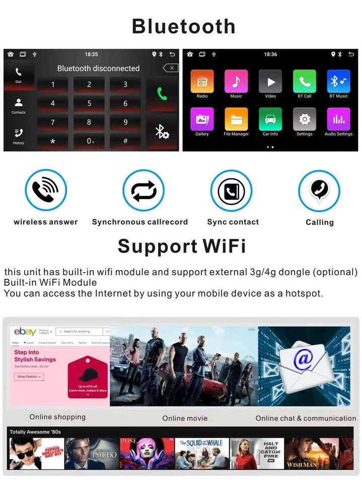 für Mercedes Benz Viano Vito 9" Autoradio CarPlay GPS Navigator +BT 4 Core 2+32G - Bild 4 von 4