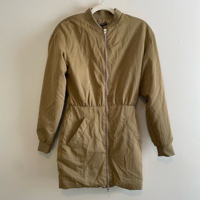 NWT $56 Zara Size S Brown Jacket Long Sleeves Pockets